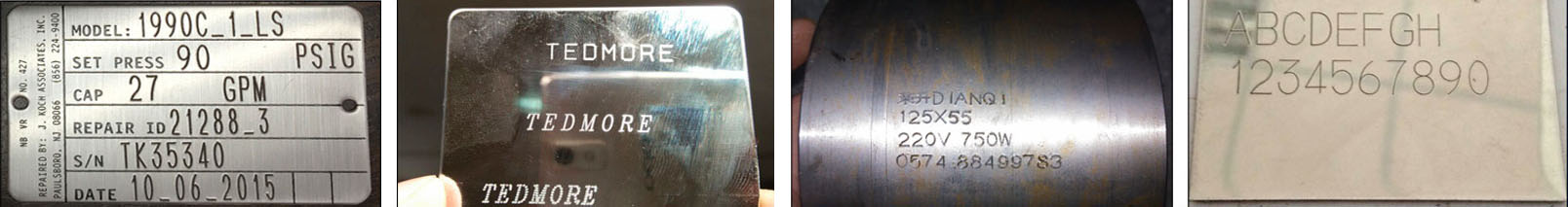 Dot peen marking machine sa stainless steel nga mga solusyon sa materyal