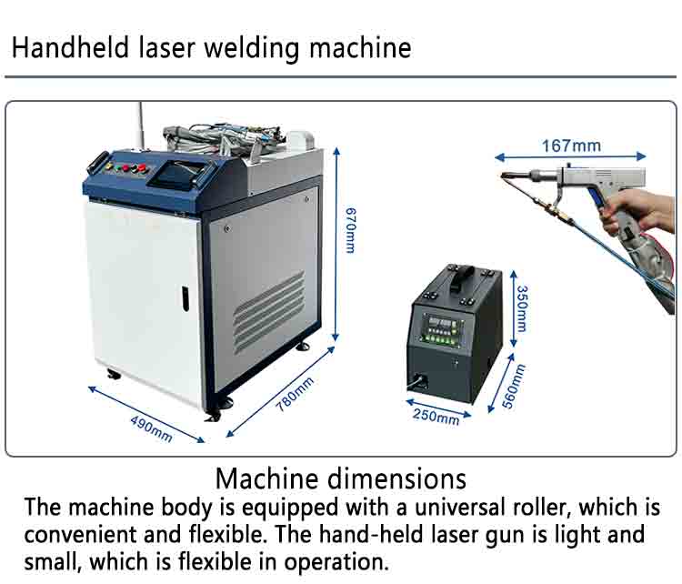 Handheld Laser Welder (၄) လုံး၊