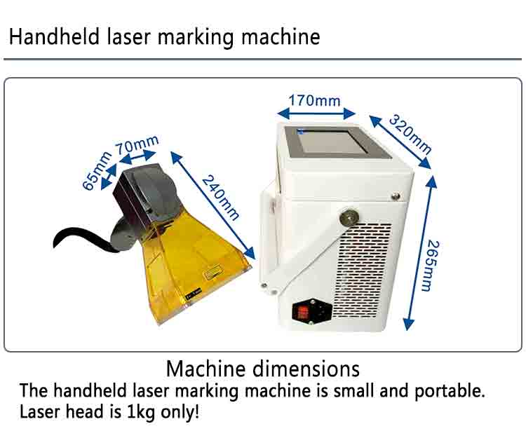 manus-tenuit fibra portatilis laser notati apparatus (2)