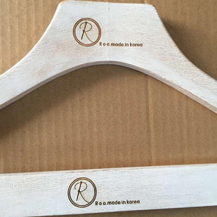 Laser marking of hangers