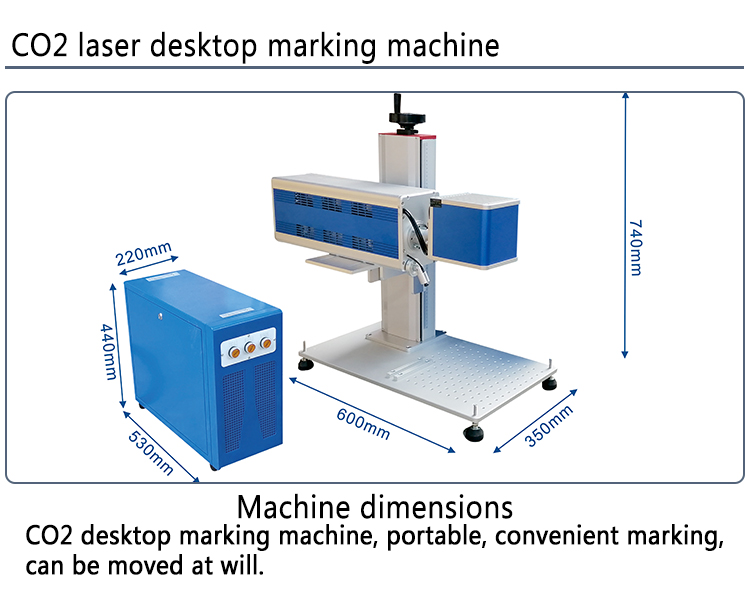 Co2 laserový značkovací stroj gravírovací stroj (3)